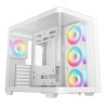 case deepcool cg530u 4f tower itx micro-atx con vetro temperato