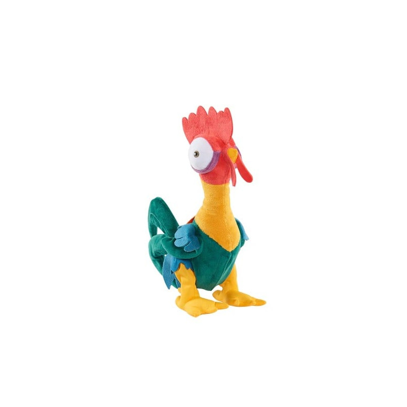 peluche just play disney moana clucking heihei feature 25cm multicolore
