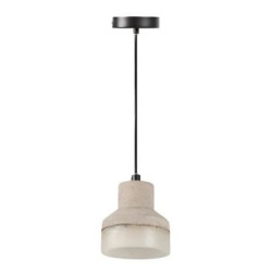 lampada a sospensione kanlux gravme 20w e27 ip20 grigio-nero