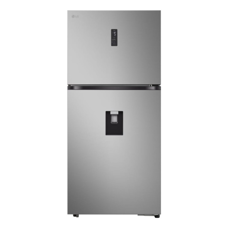 frigorifero lg gtfv61pybqd retro combinato 609l classe e argento