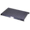 mensola per rack 19'' estraibile 720 mm nera