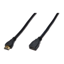 cavo assmann hdmi high speed extension cable. type a m/f. 2.0m. [ak-330201-020-s]