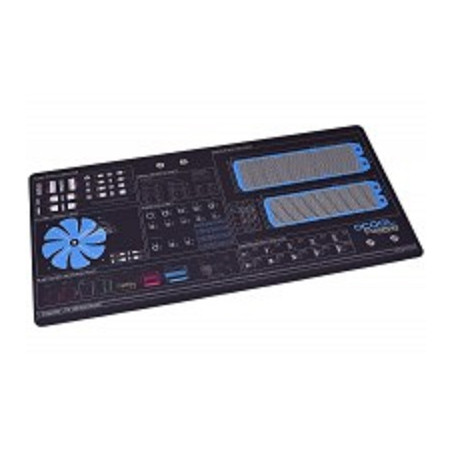 tappetino antistatico alphacool 90334 120x60cm gomma nero [90334]