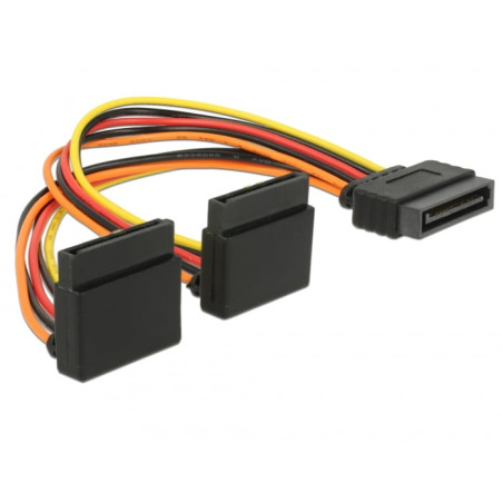cavo di alimentazione delock sata 15pin st 2x sata 15pin con