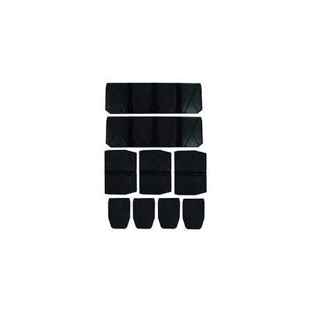 set di scomparti einhell in plastica nero 9pz [4540012]