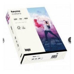 carta tecno colors 250 fogli 120g/m2 a4 bianco [2100011360]