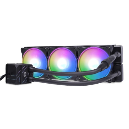 dissipatore cpu a liquido alphacool eisbaer pro hpe aurora 360 nero
