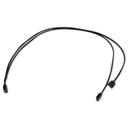 cavo alphacool splitter y rgb 3pin a 2x3pin 60cm nero [18706]