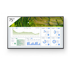monitor digital signage led 75'' sony bravia fw-75bz30l