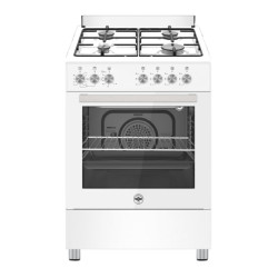 cucina a gas la germania se664gb24 con 4 fuochi classe a bianco [se664gb24]
