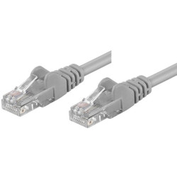 Cavo di rete patch cca cat. 5e grigio utp 1,5 m