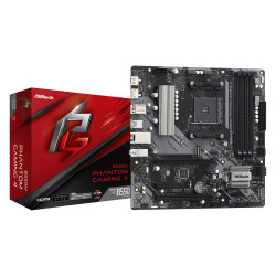 scheda madre asrock b550m phantom gaming 4 am4 ddr4 matx [90-mxbe90-a0uayz]