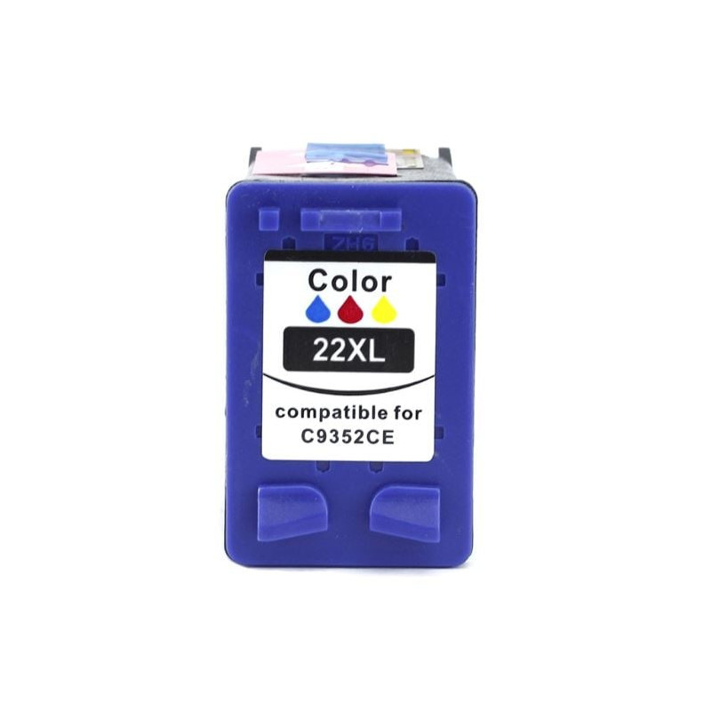 cartuccia a getto d'inchiostro superbulk b-h22 per hp 22xl