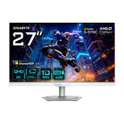 monitor led 27" gigabyte m27q2 quad hd 2560x1440p/1ms/classe