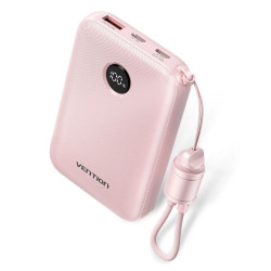 batteria portatile vention powerbank 10000mah rosa [fkap0-c]