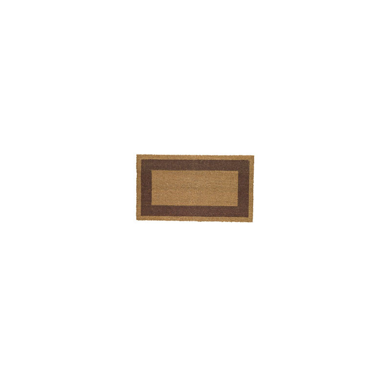 zerbino veloc in cocco con fondo in vinile 60x100cm marrone [zv17bo6010