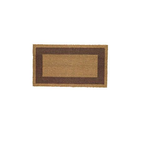 zerbino veloc in cocco con fondo in vinile 60x100cm marrone [zv17bo6010