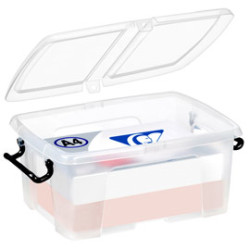 box rotho multiuso con coperchio l38,5x p29,5x h17,5cm - 12lt