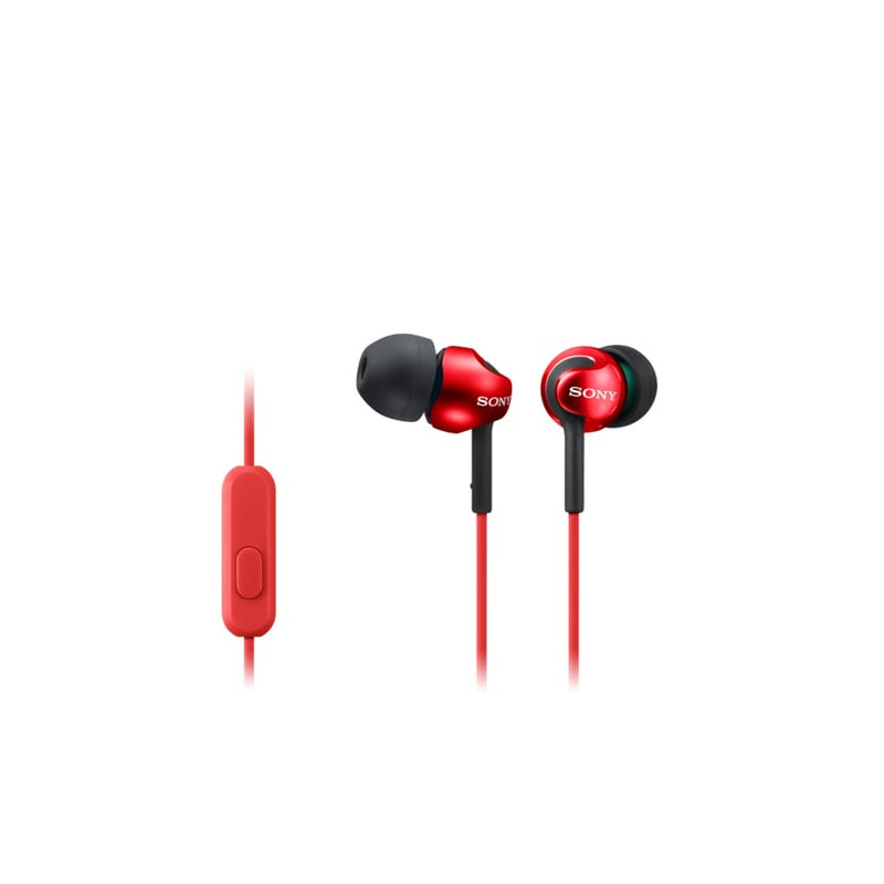 auricolari sony mdr-ex110apr rosso [mdrex110apr.ce7]