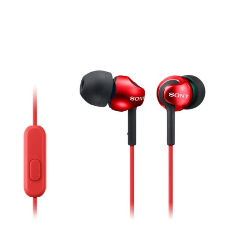 auricolari sony mdr-ex110apr rosso [mdrex110apr.ce7]