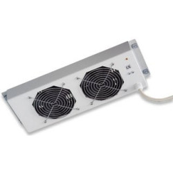 Gruppo di ventilazione a soffitto per rack 19'' 2 ventole