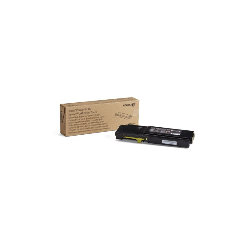 toner xerox giallo 6600 wc6605 alta capacita' [106r02231]