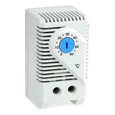 Termostato per armadi e rack, montaggio a clip kts-011