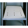 Mensola estensibile per rack 19'' grigio