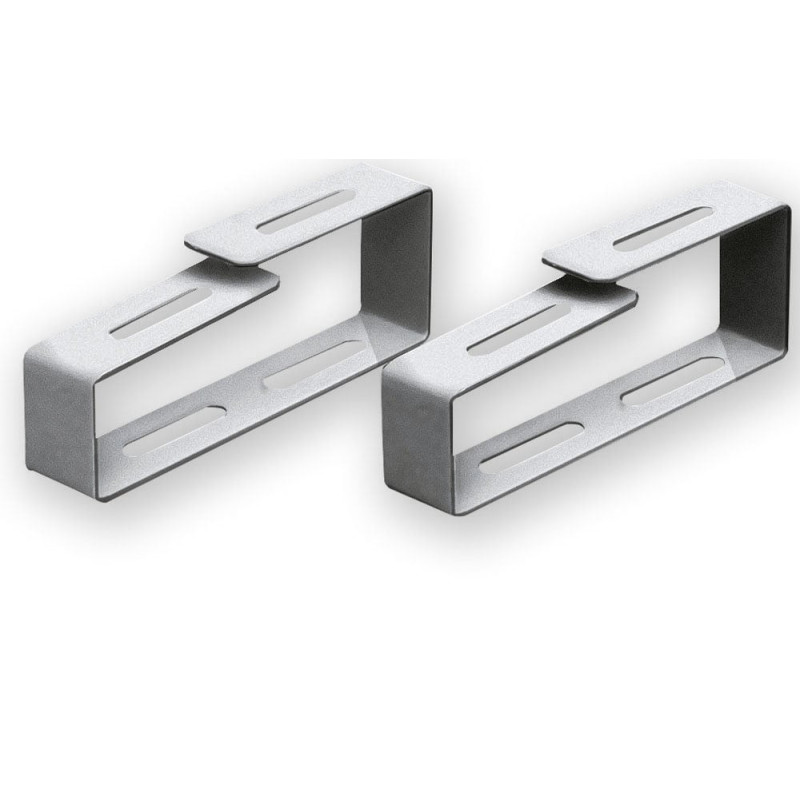 Passacavi per armadi rack grigio