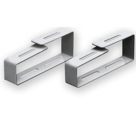 Passacavi per armadi rack grigio