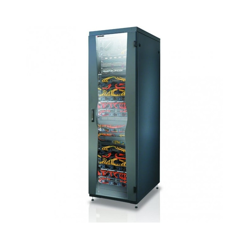 armadio netrack 19'' intellinet 800x1000 42u porta grigliata