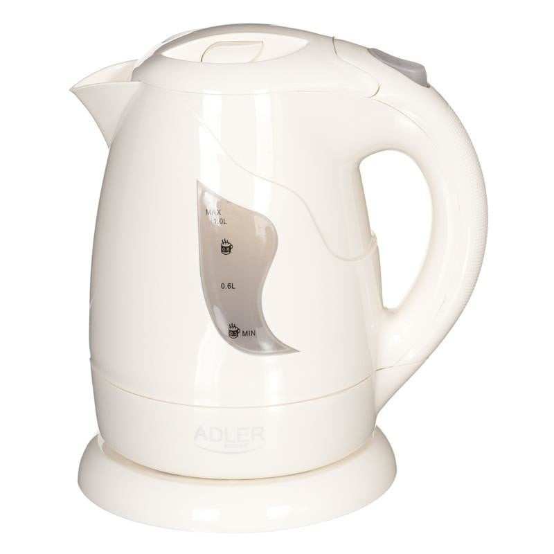 bollitore elettrico adler 1l beige [ad 08b]