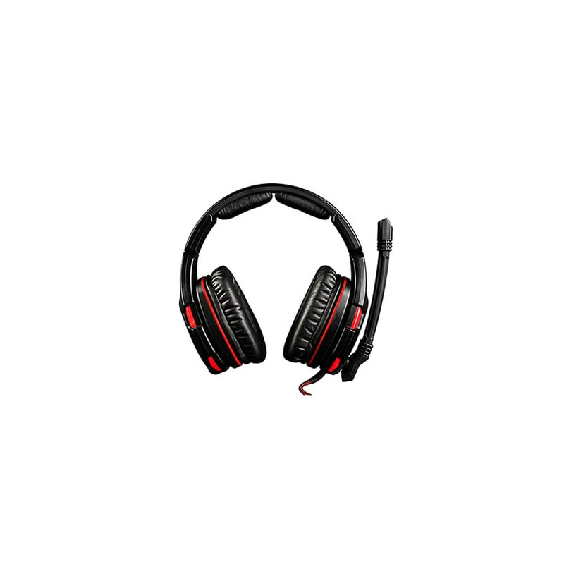 cuffie modecom s-mc-832-ghost (red color) cuffie padiglione