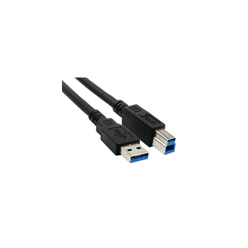 hamlet cavo usb 3.0 da tipo a maschio a tipo b maschio di 2 metri