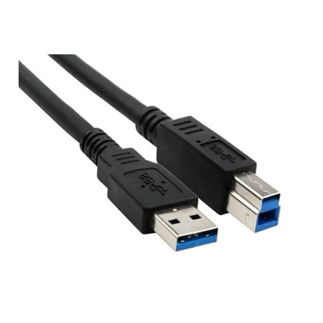 hamlet cavo usb 3.0 da tipo a maschio a tipo b maschio di 2 metri