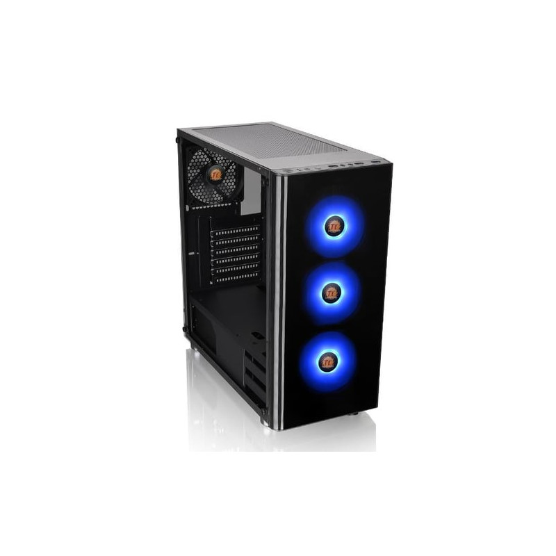 case midi thermaltake v200 tempered glass rgb [bk] [age001892]