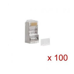 connettori lanberg plug rj45 (8p8c) cat.6 ftp 100 pezzi [pls-6000]