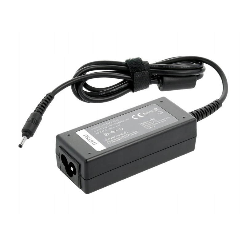 alimentatore notebook mitsu per samsung, 19v, 2.1a [azmitnzsam1921c]