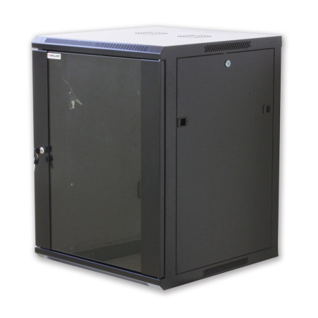 Armadio rack 19'' a muro 9 unità sezione unica prof. 450