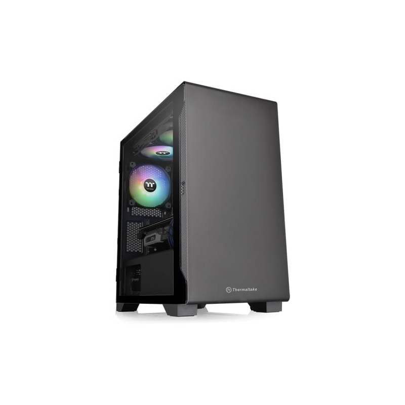 case thermaltake s100 tg vetro temperato mini-tower matx nero