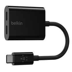 adattatore usb-c belkin rockstar usb-c audio- und ladeadapter,