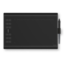 tavoletta grafica huion h1060p 5080 lpi 250 x 160 mm usb black [h1060p]