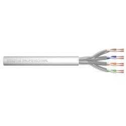 cavo di rete digitus professional cat 6a u/ftp twisted 305m grigio