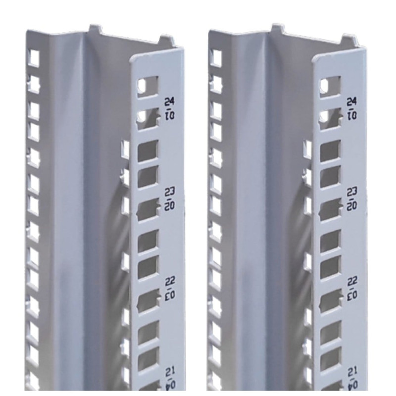 Staffe montanti per rack 19'' 27u