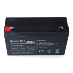 batteria gruppo di continuita' green cell agm 6v 12ah