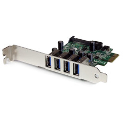 scheda pci startech.com usb3.0 4 porte [pexusb3s4v]