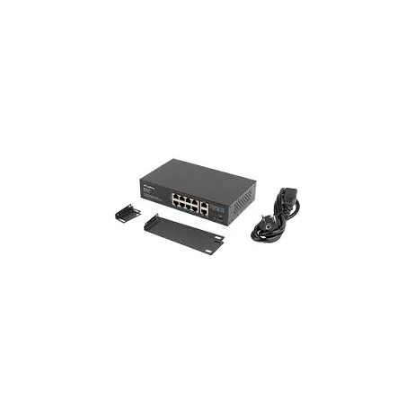 switch blanberg 8x100mb poe+/2x 1gb rack rsfe-8p-2ge-12