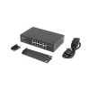switch blanberg 8x100mb poe+/2x 1gb rack rsfe-8p-2ge-12