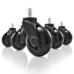 rotelle sharkoon sw10 cuscinetto a sfere doppio 75mm 608zz [sw10]