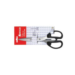 forbici manico artiglio abs 21cm nero [4368t]